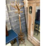 A bentwood hat stand, height 190cm