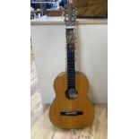 A German-made 'Resonata' acoustic guitar, cased and a Tatra Classic guitar