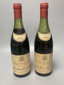 Two bottles of Vosne-Romaneé 1961