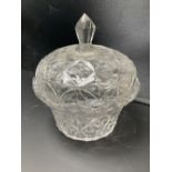 A Bohemian glass tureen and cover, early 20th century, 23cm highCONDITION: Andrew Rudebeck