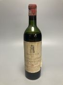 One bottle of Chateau Latour 1960