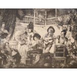 Louis Szanto (1889-1965), etching, 'Spanish Fiesta', signed in pencil, 26 x 31cm