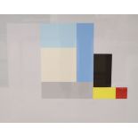 Style of Karl Benjamin (American 1925-2012), Abstract Geometric Composition, unsigned, acrylic, in