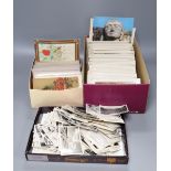 A quantity of postcards, early 20th century and later