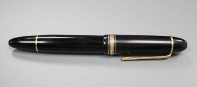 A Mont Blanc Meisterstuck fountain pen, the nib marked 4810