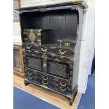 A Korean brass mounted elm cabinet, width 142cm, depth 48cm, height 190cm