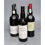 Four bottles of Port and Cognac