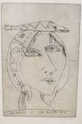 John Bellany (Scottish 1942-2013), 'Woman of the North Sea', etching, signed in pencil in the margin