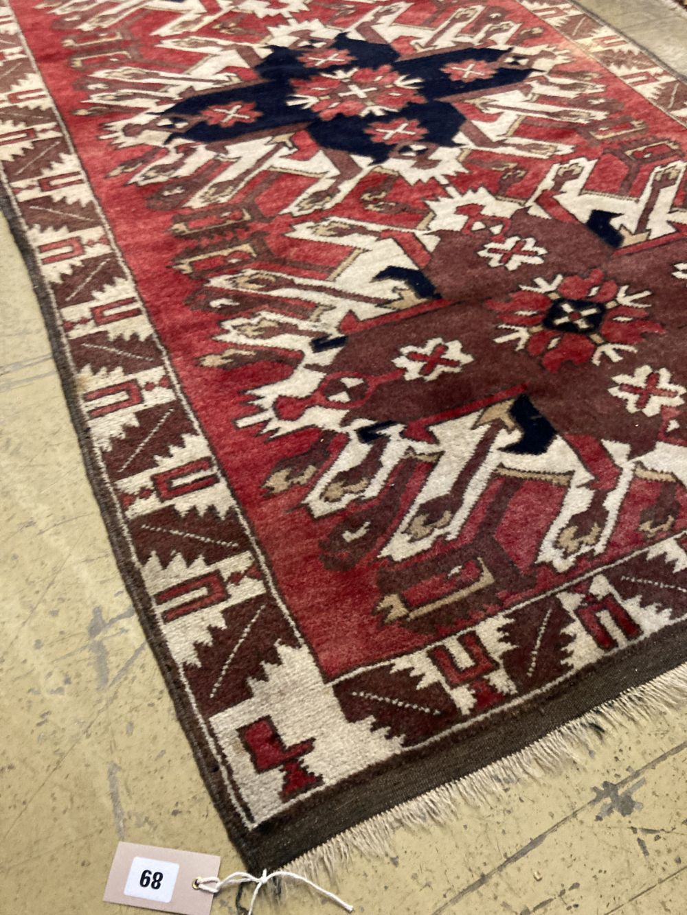 A Kazak red ground rug, 180 x 105cm - Image 2 of 2