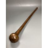 An Asian knobkerrie, length 62cm