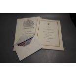 Marriage of Charles, Prince of Wales and Lady Diana Spencer 1981. Two wedding ceremony invitations