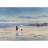 Denis Pannett (1939-), watercolour, Littlehampton Lights, signed, 23 x 34cm.