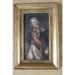 Miscellaneous items, including a coloured stipple engraving of Admiral Lord Nelson after John
