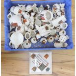 A quantity of crested china ornaments (50)