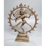An Indian bronze figure of Shiva Nataraja, early 20th century, height 32cmCONDITION: Provenance -