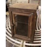 A 19th century metal food / meat safe, width 42cm depth 36cm height 60cm