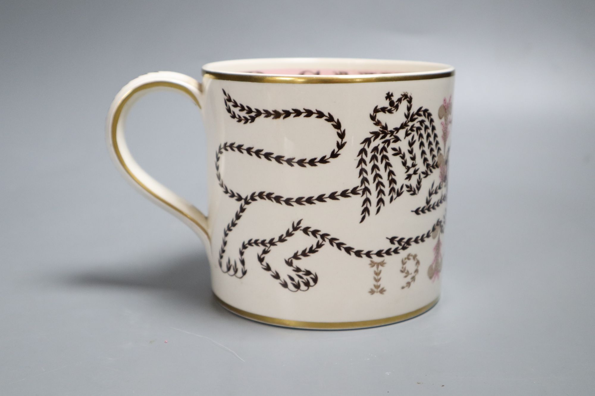 A Wedgwood Queen Elizabeth II Coronation mug, by Richard Guyatt - Image 2 of 4