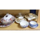 A quantity of English porcelain including Worcester, Royal Crown Derby etc.