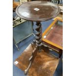 A 19th century Continental candle stand, height 66cm