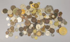 A quantity of mixed coins