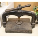 A Victorian book press