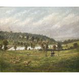 E.A. Atta.. 1899, oil on board, A view of Highgate with St. Michaels Church and St. Josephs,