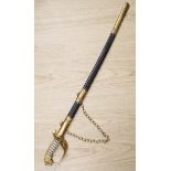 A late Naval Officer's sword