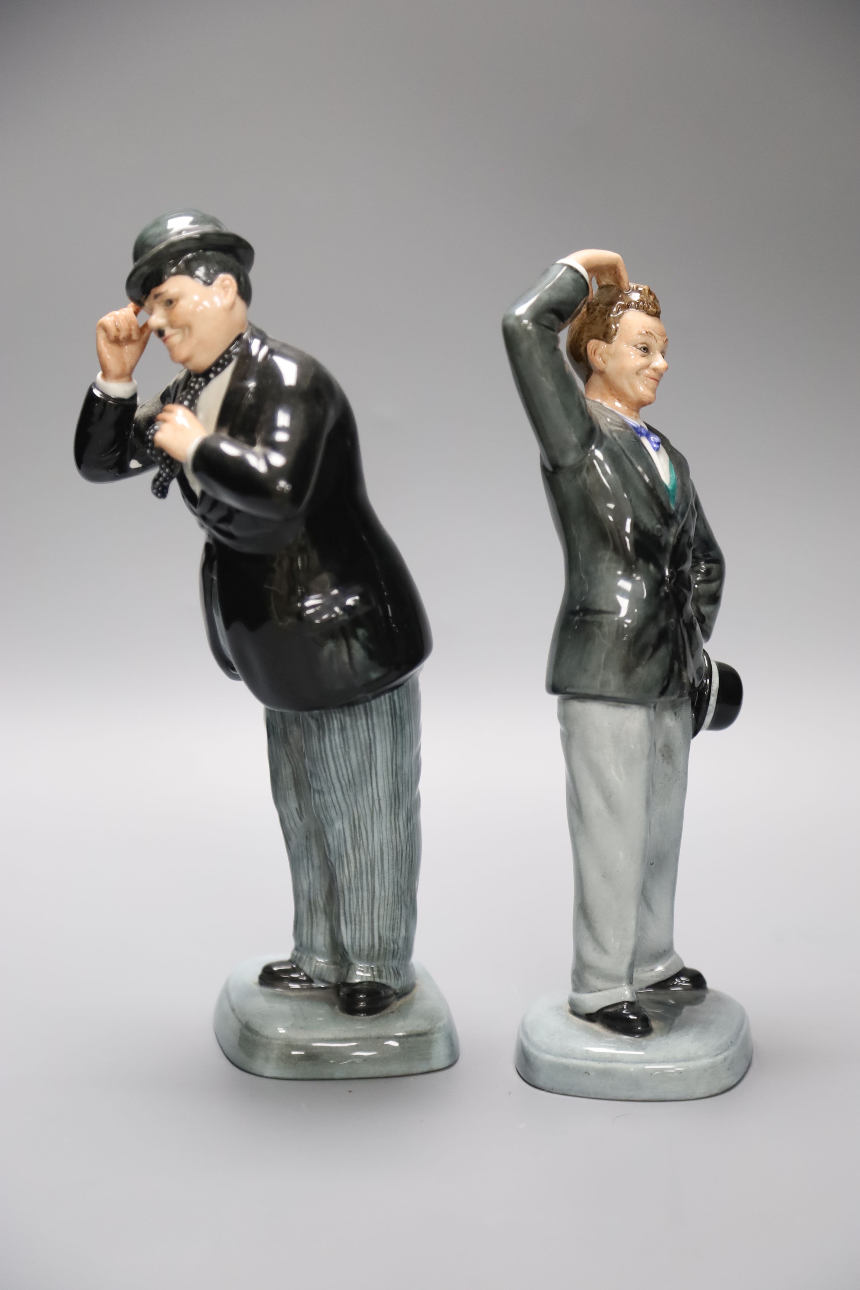 A Royal Doulton Oliver Hardy, HN2775, together with Stan Laurel, HN2774 - Image 2 of 4