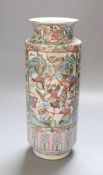 A 19th century Chinese vase famille roseCONDITION: typical minor flaws in the manufactureHeight