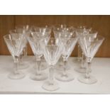 Waterford crystal drinking glasses (13)CONDITION: Three glasses marginally shorter (approx. 8mm)