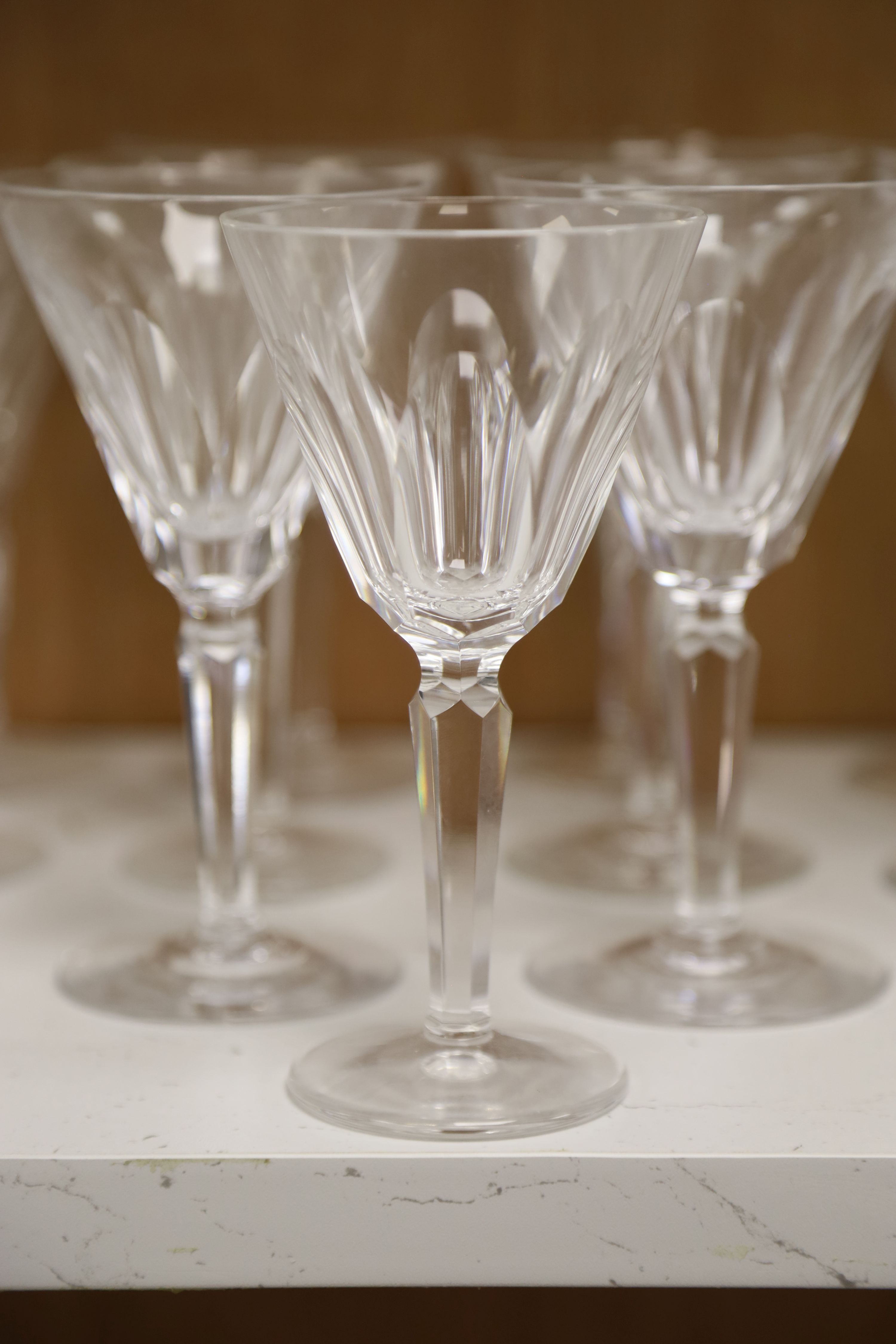 Waterford crystal drinking glasses (13)CONDITION: Three glasses marginally shorter (approx. 8mm) - Image 2 of 5