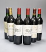 One Chateau Cadet-Piola, Saint Emilion Grand Cru, 1986, one Chateau Lascombes, 1990, one Haut