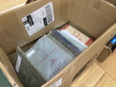 A box of car hand books