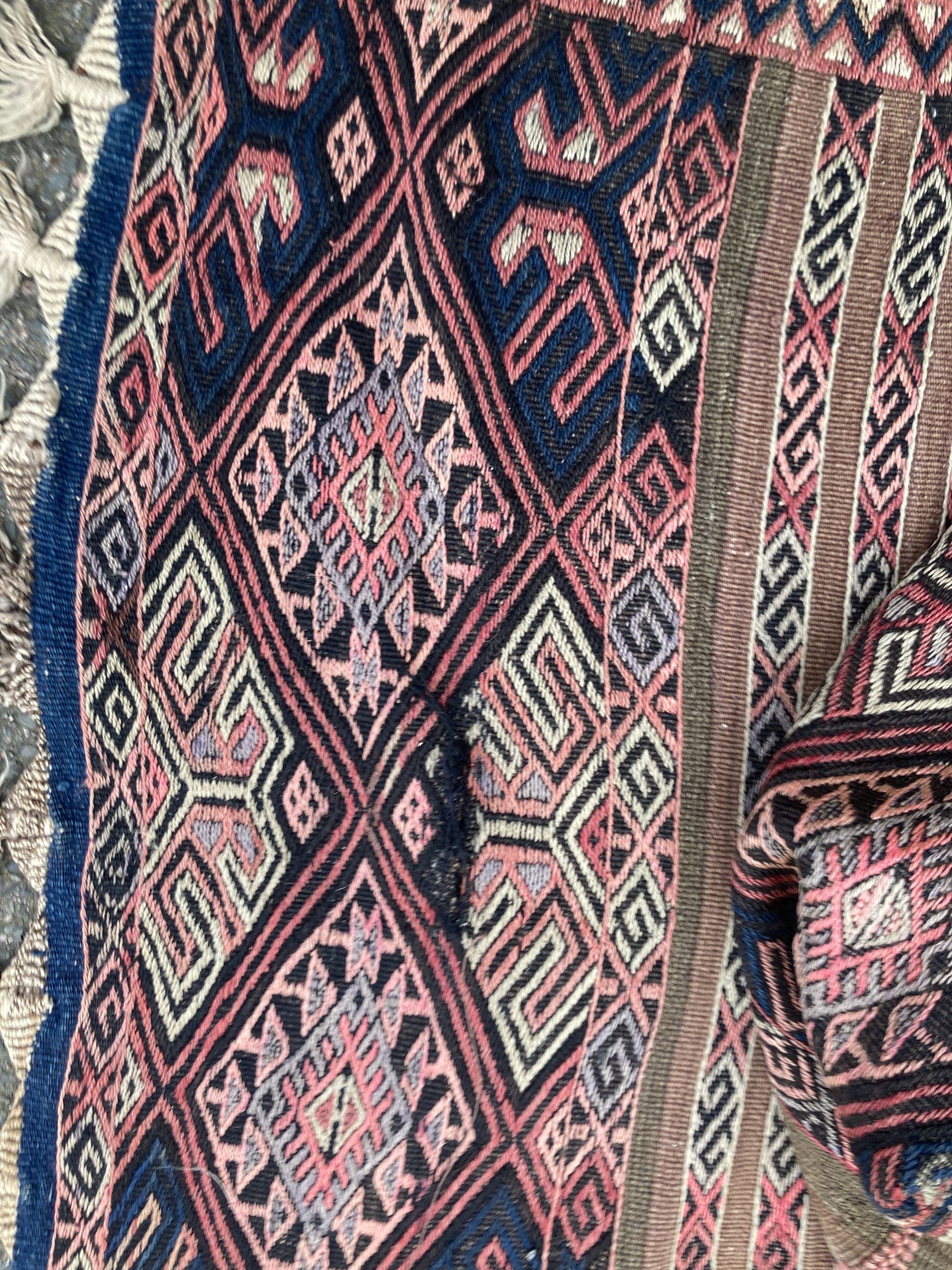 A Kelim flatweave carpet, 356 x 180cm - Image 3 of 3
