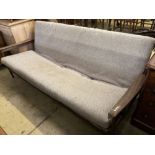 A Guy Rogers teak Manhattan day bed, length 200cm, width 85cm, height 48cm