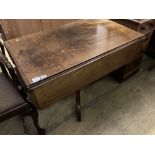 A Regency mahogany Pembroke breakfast table, width 100cm, depth 60cm, height 69cm