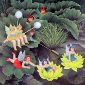 Beryl Cook (1926-2008), limited edition print, Water fairies, signed in pencil, 227/650, 44 x 43cm