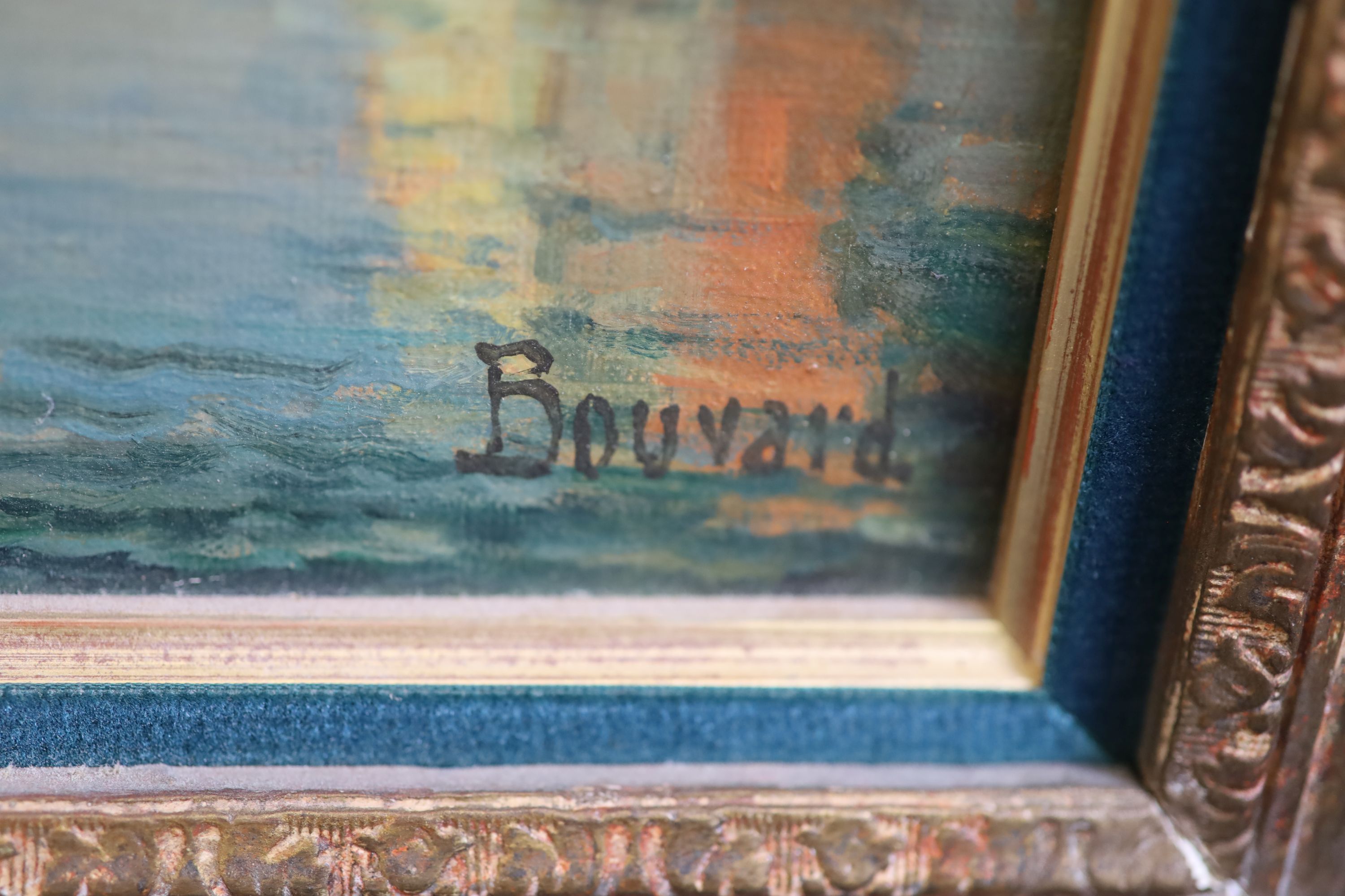 § A. Bouvard Jnr (1870-1956)oil on canvasVenetian canal scenesigned10.25 x 13.5in.CONDITION: Oil - Image 3 of 4