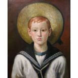 J. Davies c.1900oil on canvasPortrait of a boy sailorsigned21.5 x 17.5in.CONDITION: Oil on canvas