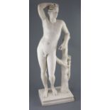 Bartolomeo Cavaceppi (1716-1799). A white marble figure after the Antique Medici Apollo (