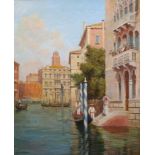 Arthur Trevor Hadden (1864-1941)pair of oils on canvasVenetian canal scenessigned30 x 25in.