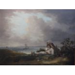 George Morland (1763-1804)oil on canvasWeymouth bay with a distant view of the harbour and