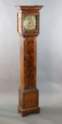 Richard Keyte of Wittney. An early 18th century walnut eight day longcase clock, with moulded