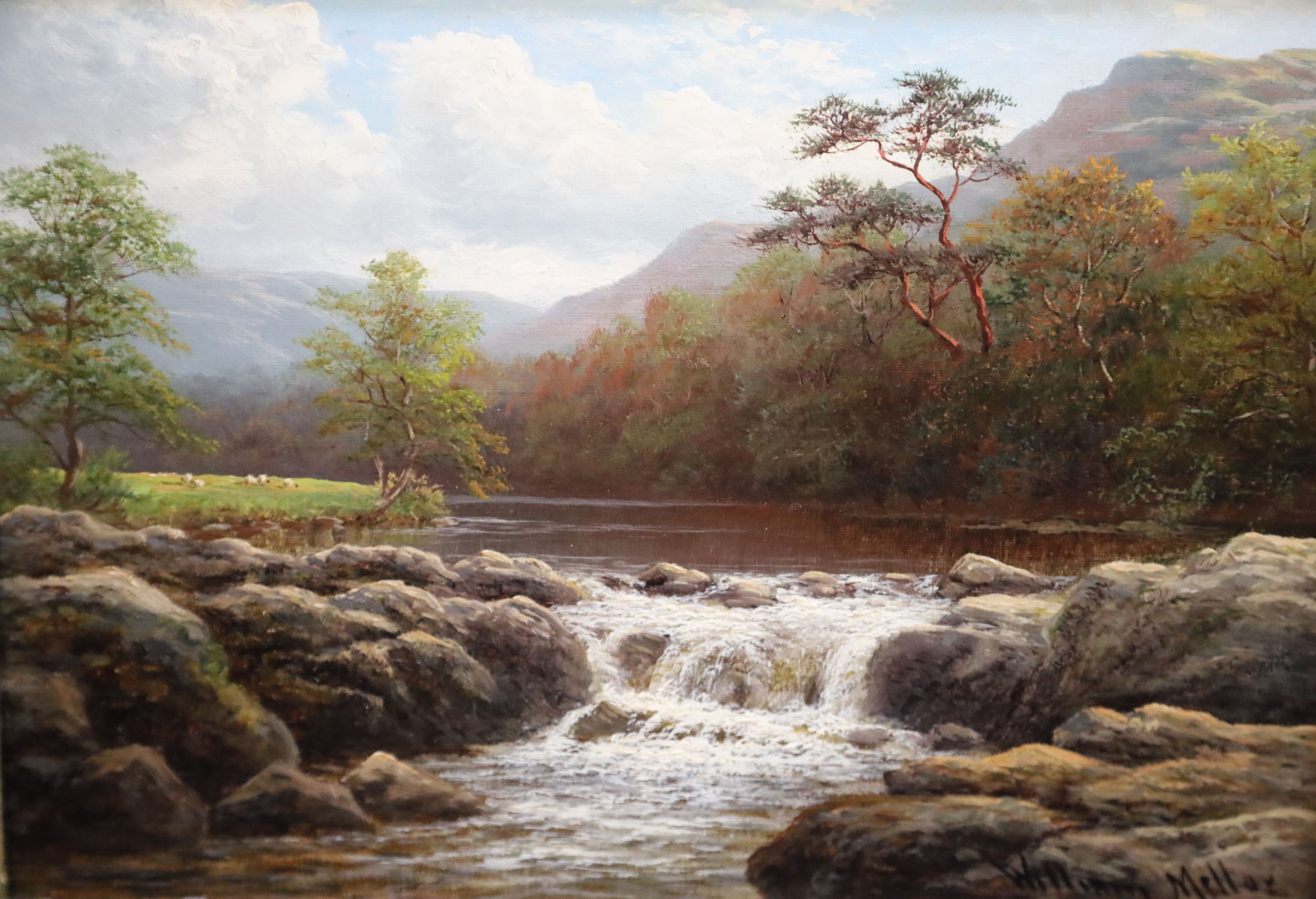 William Mellor (1851-1931)pair of oils on canvasOn The Llugyy, North Wales and On The Nidd nr