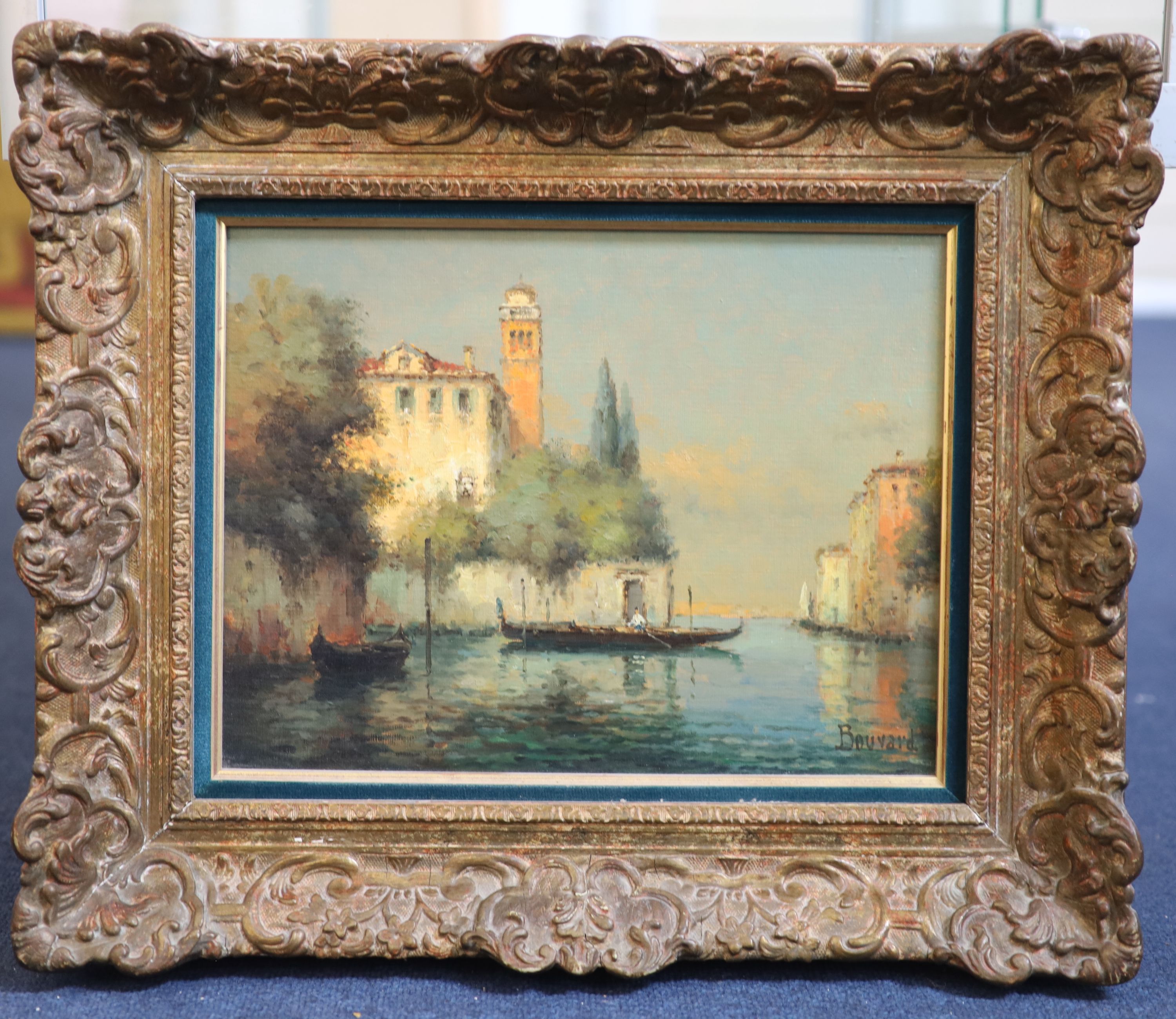 § A. Bouvard Jnr (1870-1956)oil on canvasVenetian canal scenesigned10.25 x 13.5in.CONDITION: Oil - Image 2 of 4