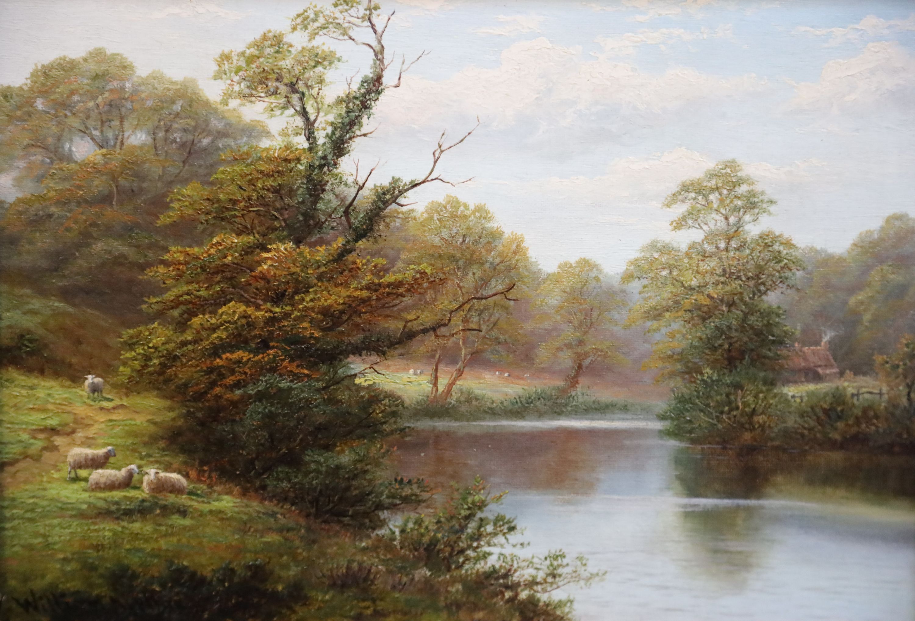 William Mellor (1851-1931)pair of oils on canvasOn The Llugyy, North Wales and On The Nidd nr - Image 2 of 6