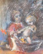 Harold Mockford (1932-)mixed media on paper'Bathtime'signed and titled verso18.5 x 14.5in.CONDITION: