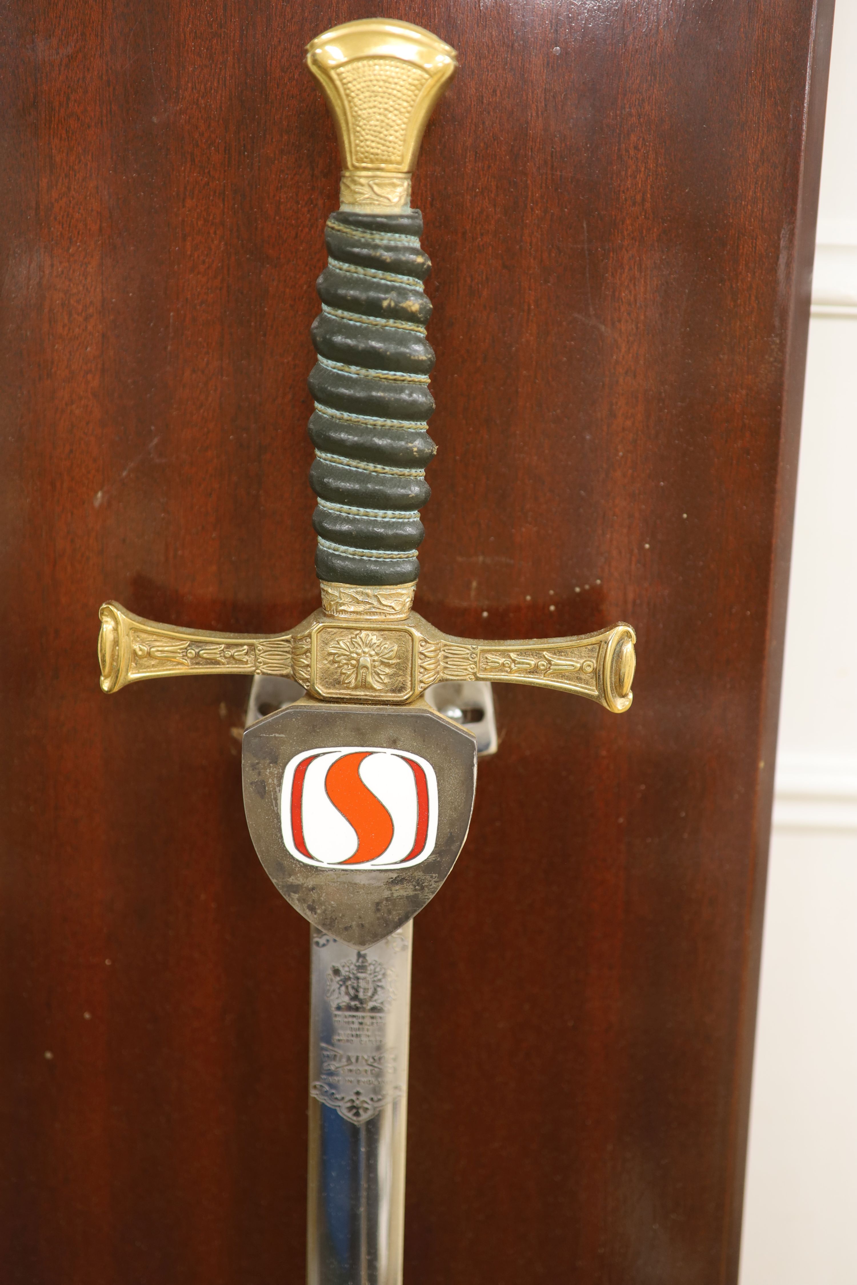 A Wilkinson presentation sword, presented by The Wilkinson Sword Group to Safeway Foodstores to - Image 2 of 4