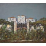 R. Pettini, oil on canvas, 'Villa Veneta, Verona 1995', signed, 50 x 60cm