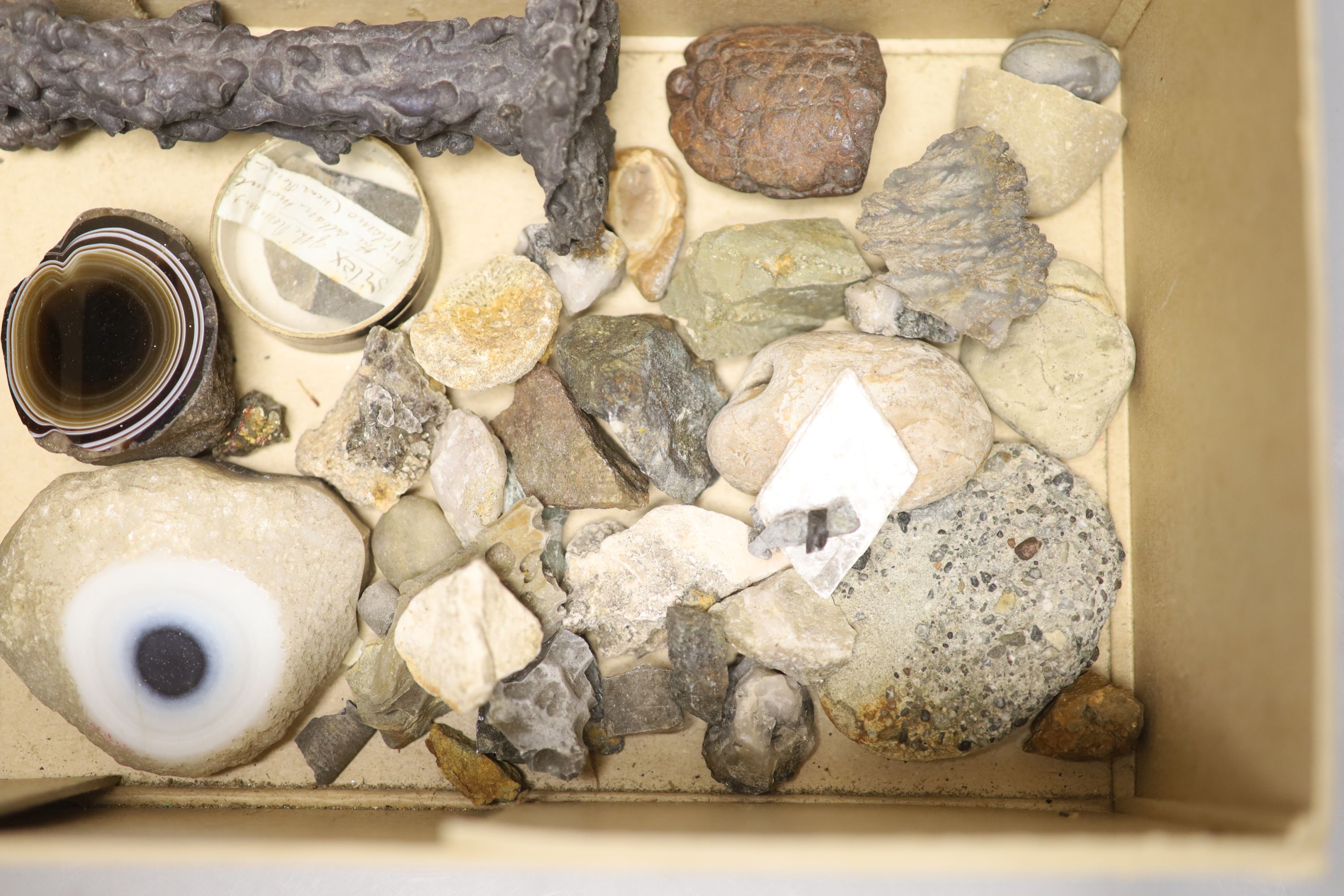 Two boxes of geological specimens, collected before 1970,CONDITION: Provenance - T. Gerrard & Co - Image 4 of 8